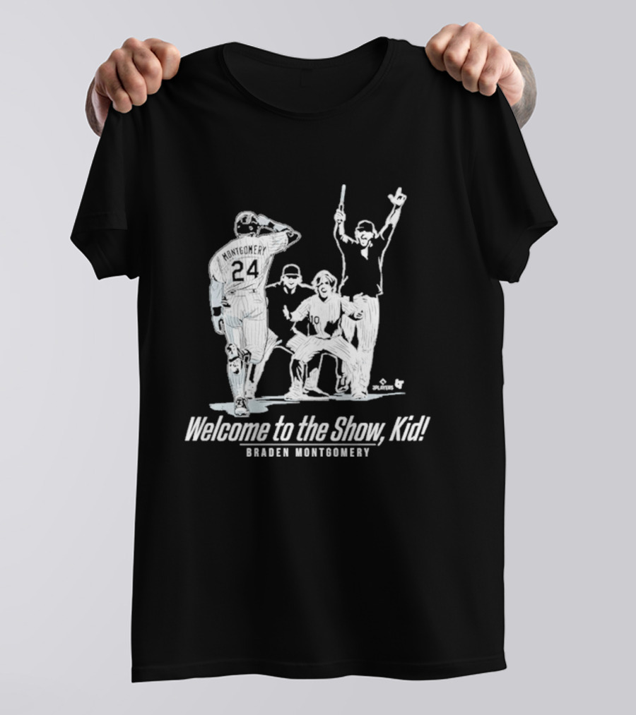 Braden Montgomery Welcome To The Show Kid Baseball 24 T-Shirt