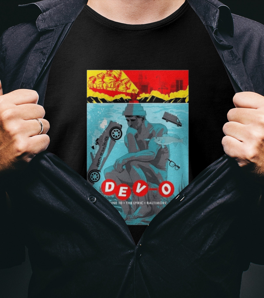 Devo June 10 2026 The Lyric Baltimore Freedom Of Choice T-Shirt