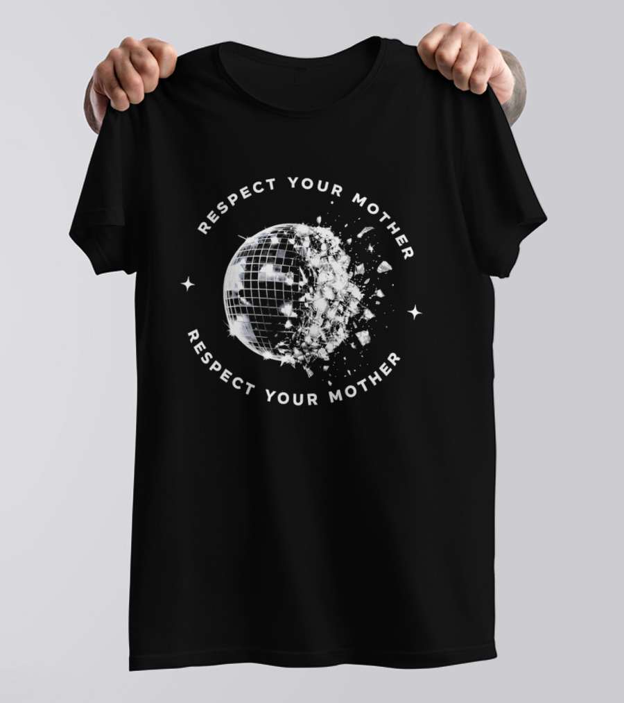Respect Your Mother Disco Ball Concert T-Shirt