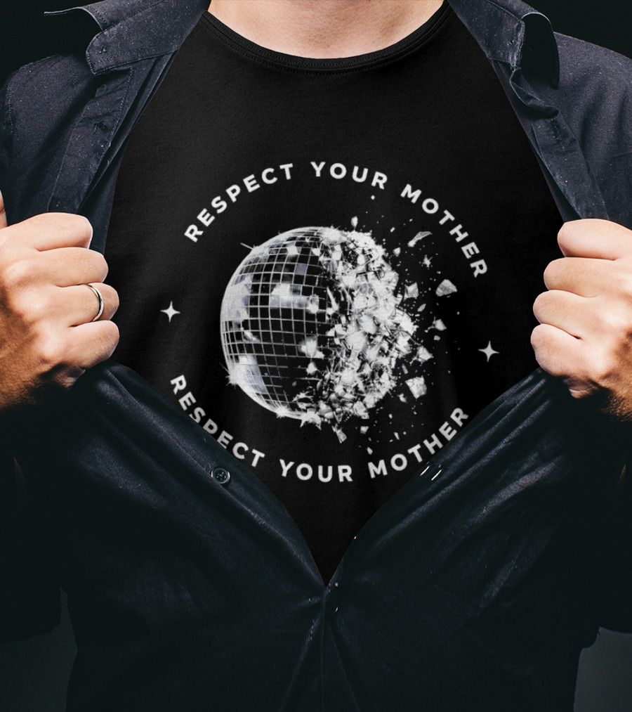 Respect Your Mother Disco Ball Concert T-Shirt