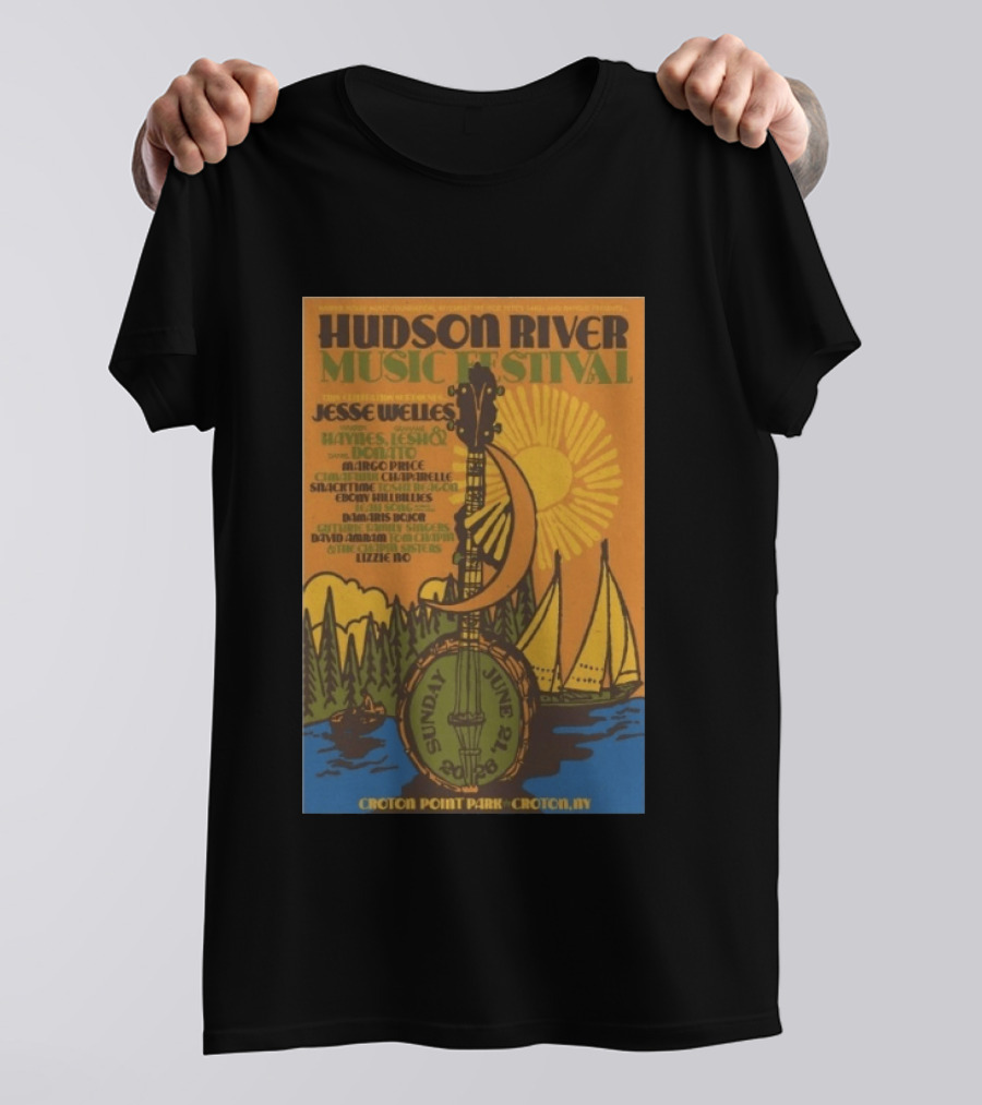 Hudson River Music Festival 2026 Croton Point Park June 21 Jesse Welles Haynes Jesh Donato Marco Price T-Shirt