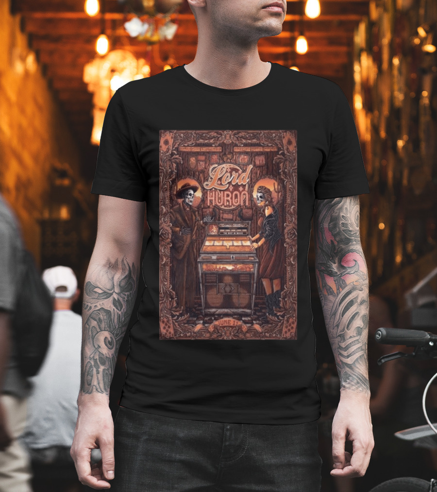 Lord Huron June 11th 2026 Skeletons Jukebox Fiddler's Green Amphitheatre T-Shirt