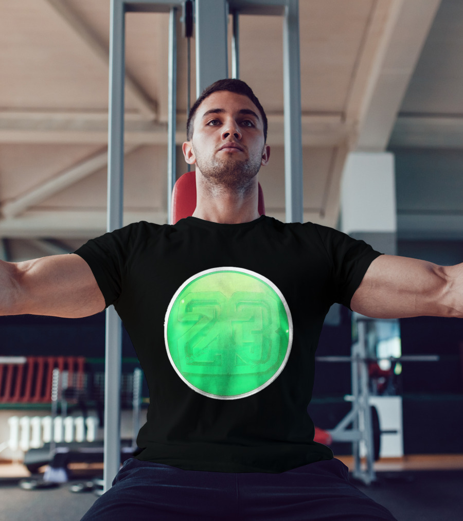 Michael Jordan 23 Green Basketball T-Shirt