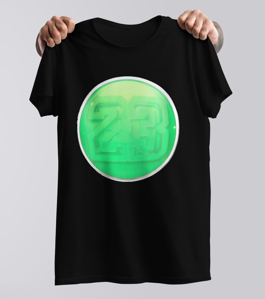 Michael Jordan 23 Green Basketball T-Shirt