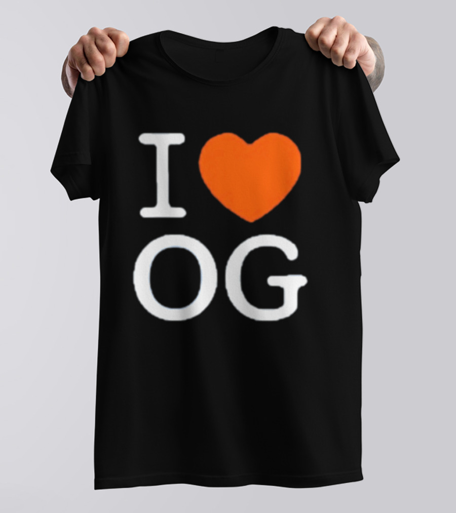 I Love OG Anunoby Orange Heart Knicks T-Shirt