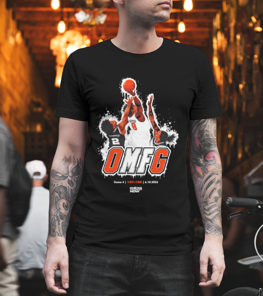 OMFG OG Anunoby New York Knicks Basketball Game 4 107 106 Knicks Now T-Shirt