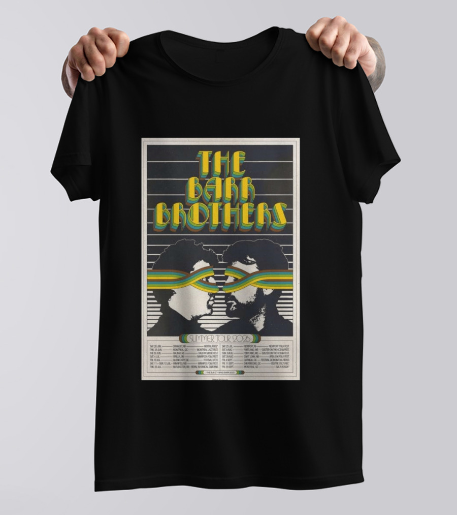 The Barr Brothers Summer Tour 2026 Swanzey NH Concert June 20 T-Shirt