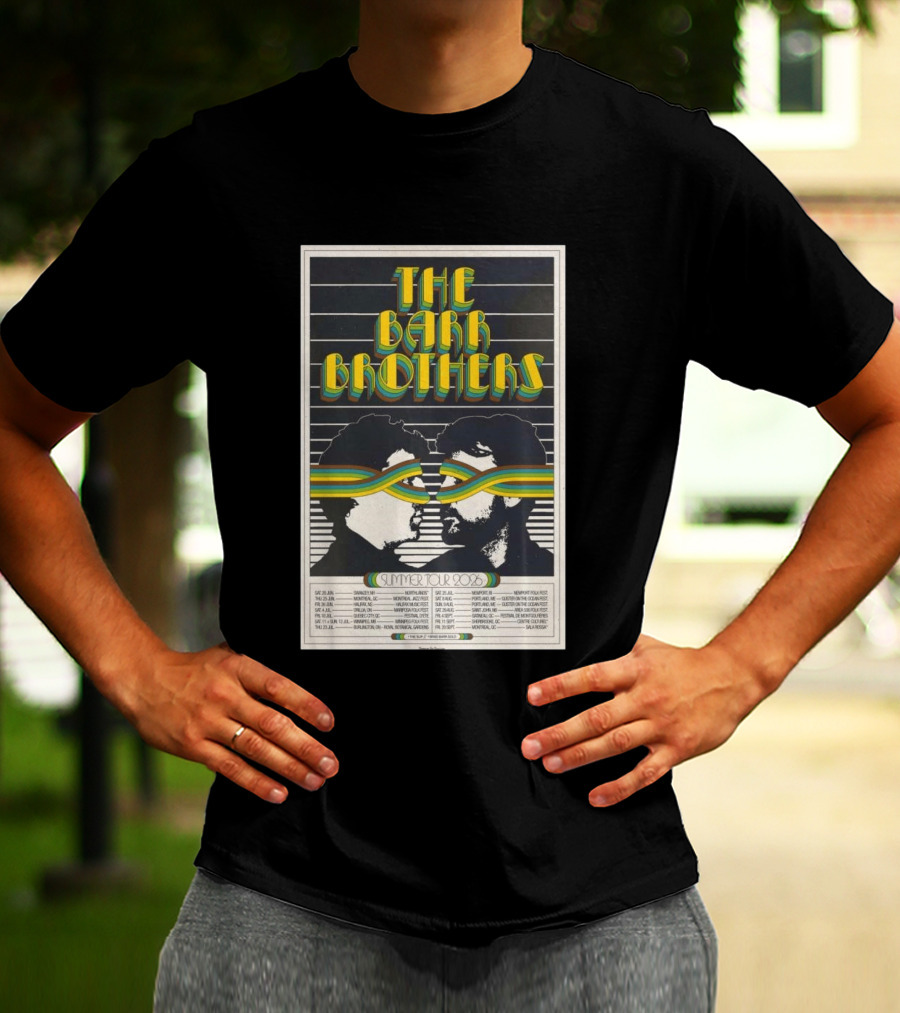 The Barr Brothers Summer Tour 2026 Swanzey NH Concert June 20 T-Shirt