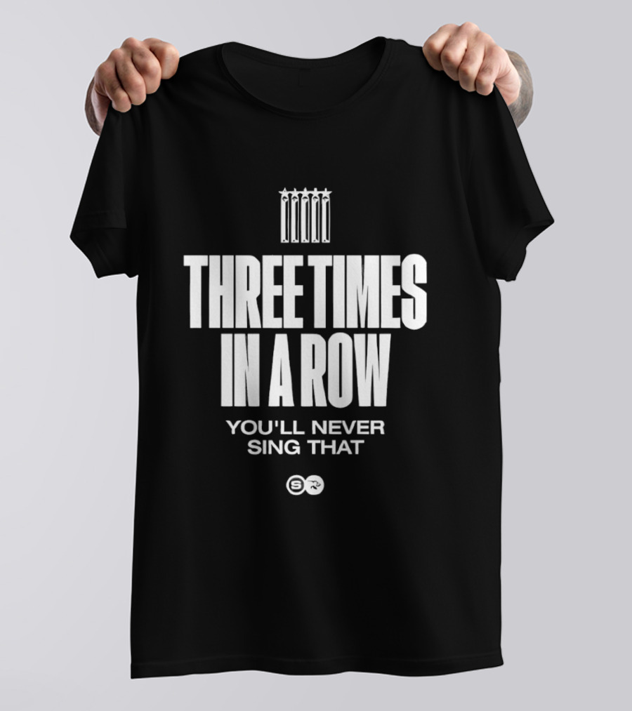 Three Times In A Row You'll Never Sing That GQ T-Shirt