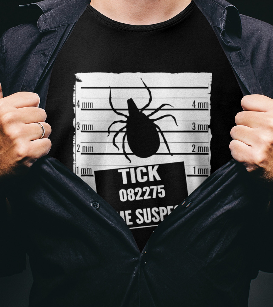 Tick 082275 Lyme Suspect Shot Insect T-Shirt
