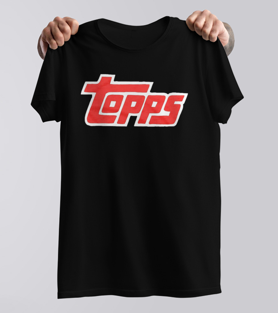 Topps Baseball Card Company Retro Red T-Shirt