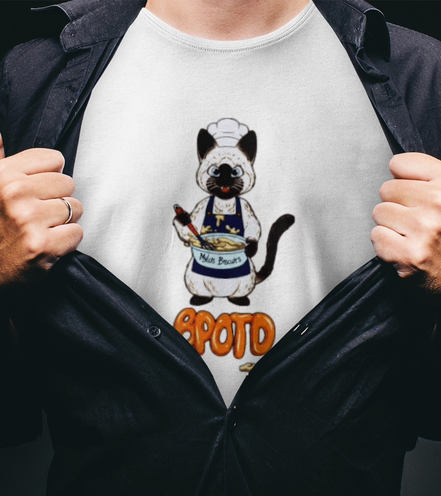 BPOTD Milo's Biscuits Cat Chef Baking T-Shirt