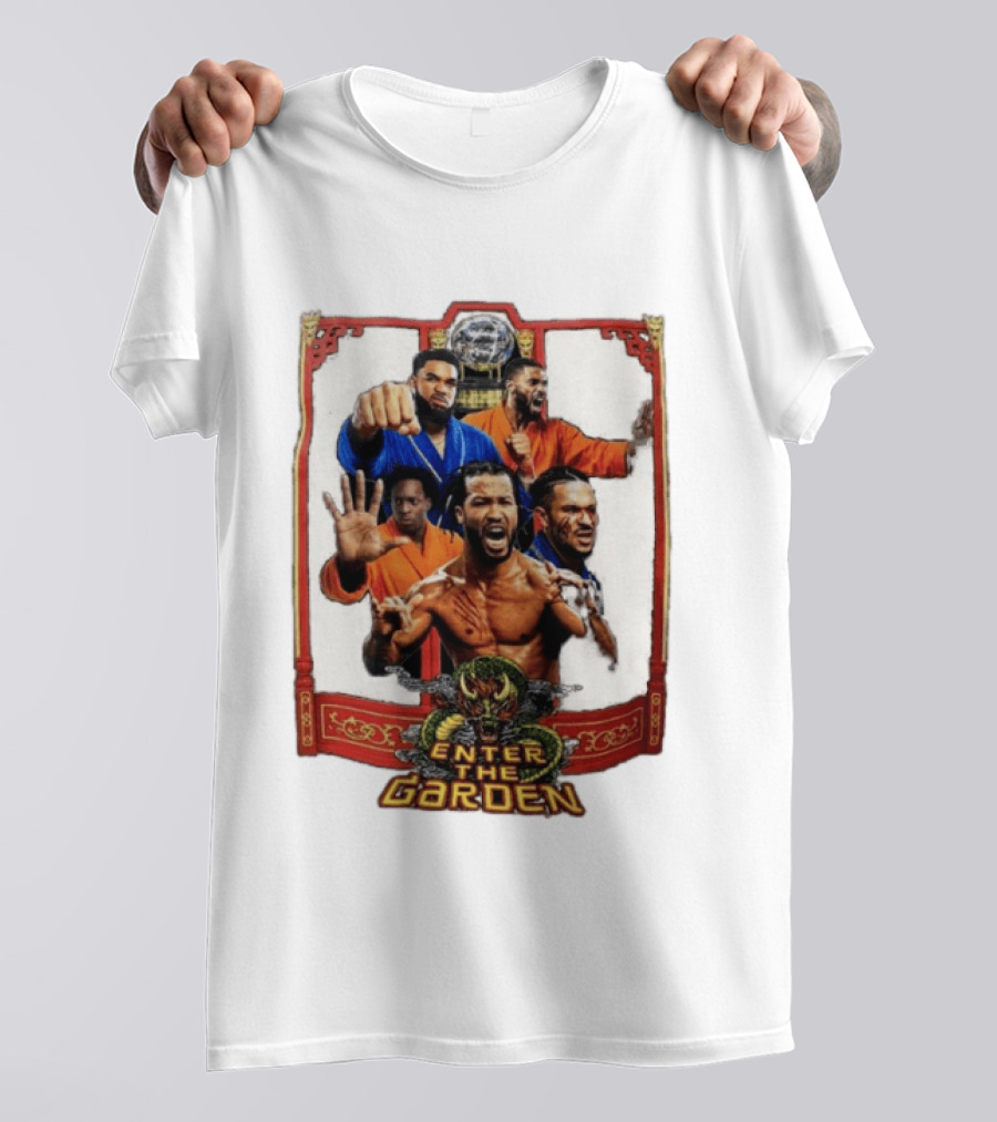 Enter The Garden Knicks Jalen Brunson Josh Hart OG Anunoby Basketball T-Shirt