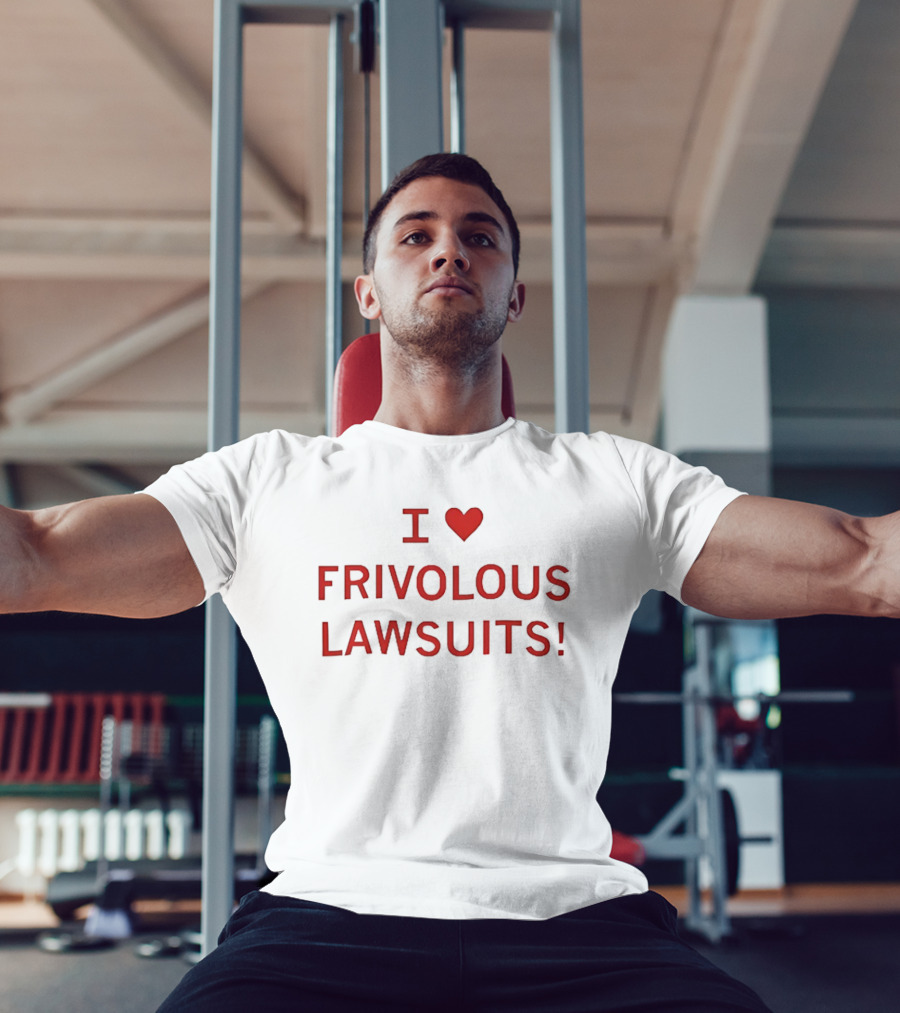 I Heart Frivolous Lawsuits Red T-Shirt