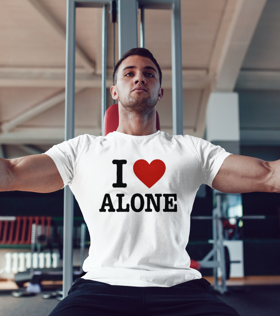 I Love Heart Alone T-Shirt