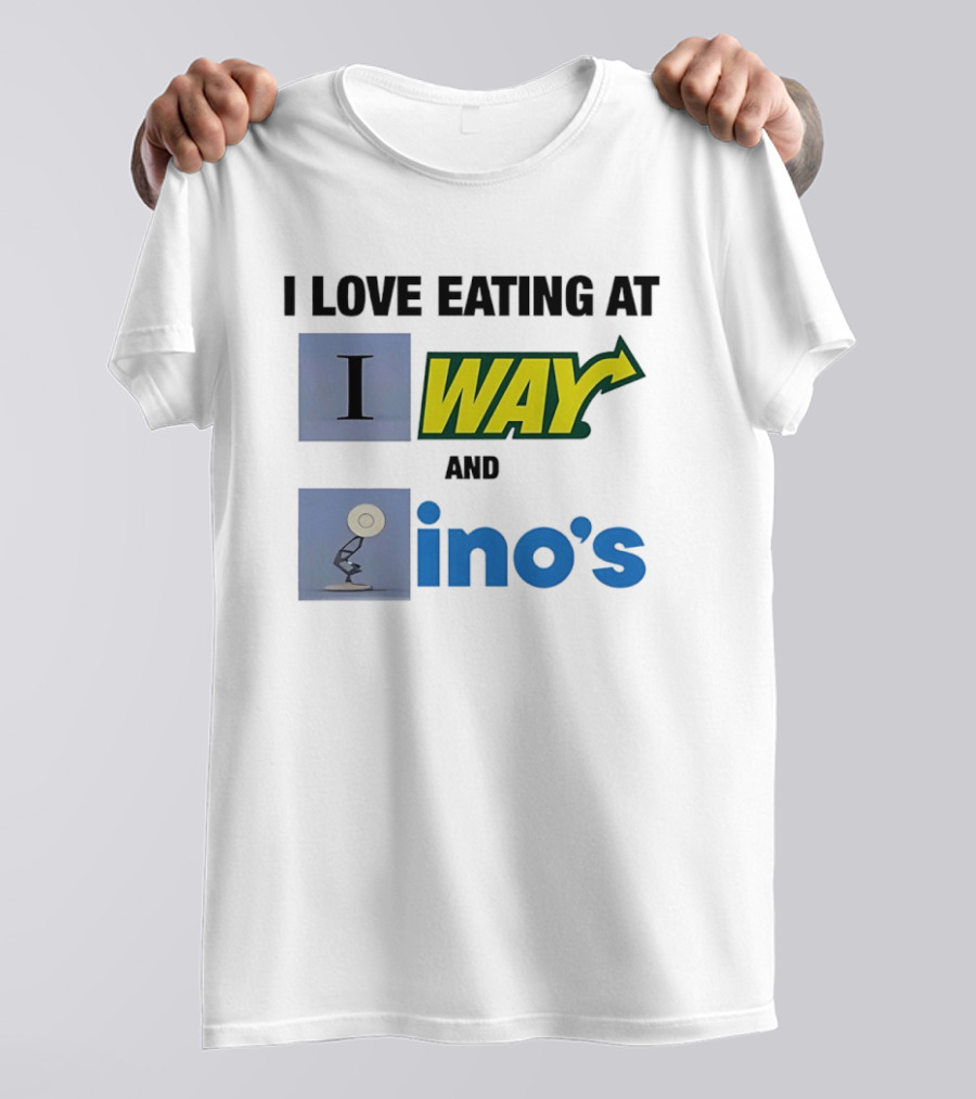 I Love Eating At IWAY And Ino's Lamp T-Shirt