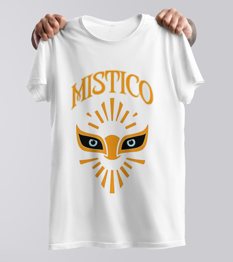 Mistico Mask Iconic Symbol With Radiant T-Shirt