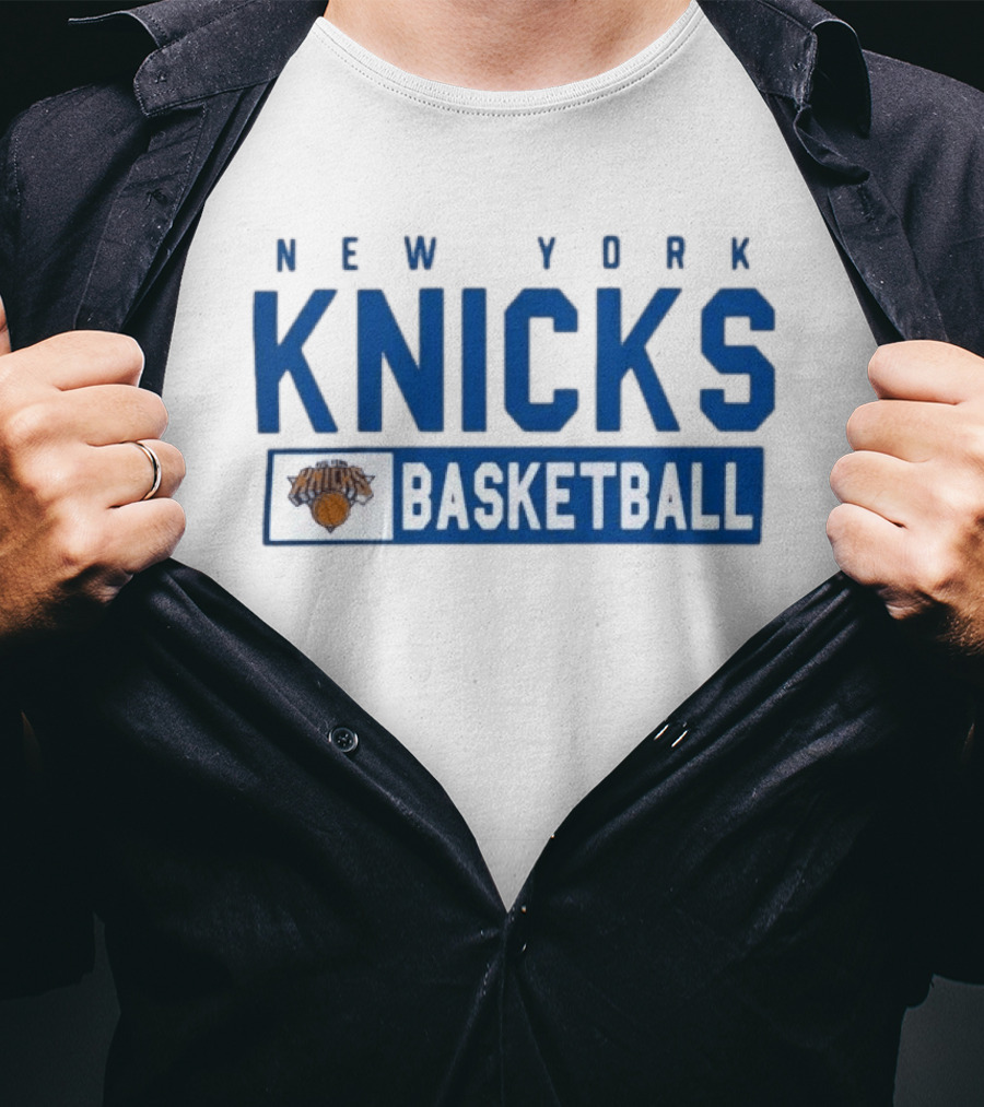 New York Knicks Basketball Classic Grey Heather NBA Fan Gear T-Shirt
