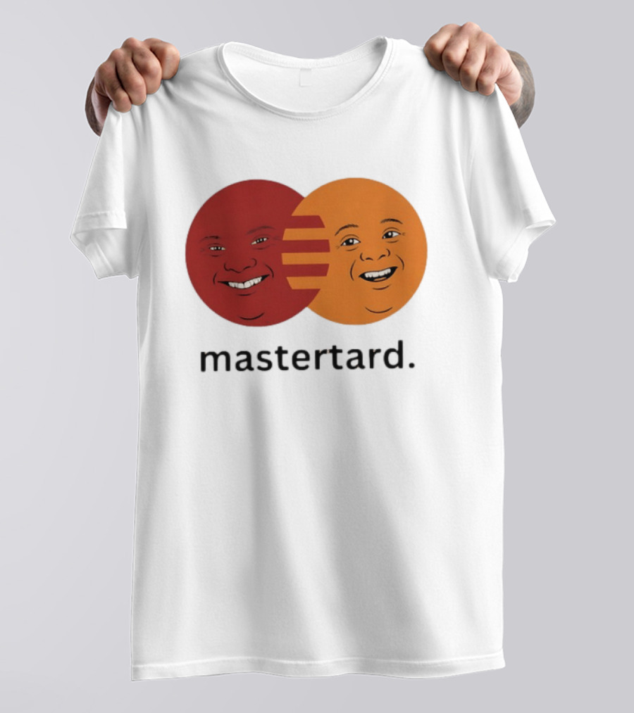 Mastertard Meme Funny Smile Parody Circles T-Shirt