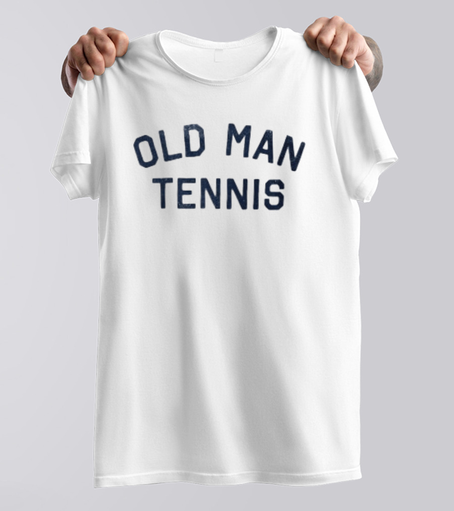 Old Man Tennis Vintage Style Classic Sports T-Shirt