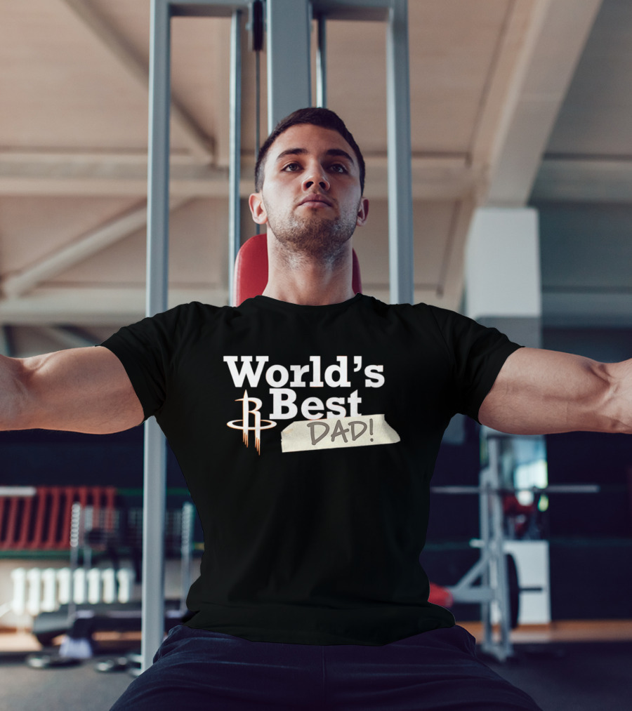 Houston Rockets World's Best Dad 2026 Dad! T-Shirt