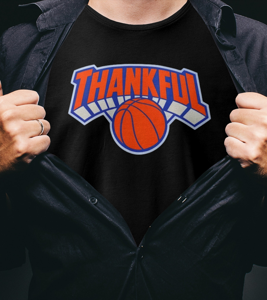 New York Knicks Thankful Basketball 2026 T-Shirt