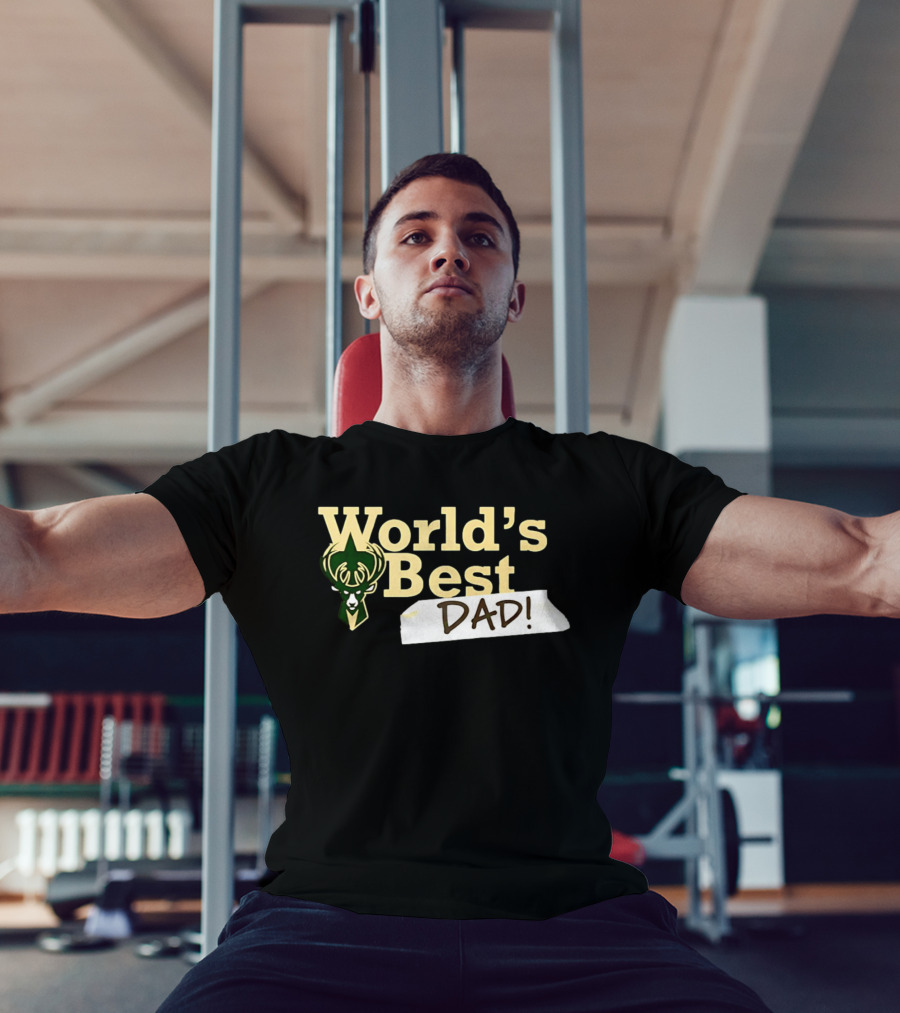 Milwaukee Bucks World's Best Dad 2026 T-Shirt