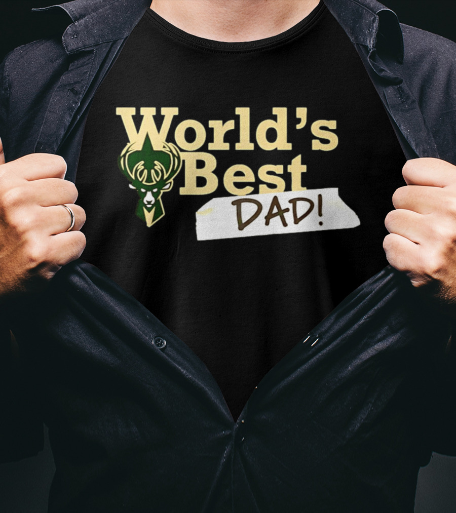 Milwaukee Bucks World's Best Dad 2026 T-Shirt