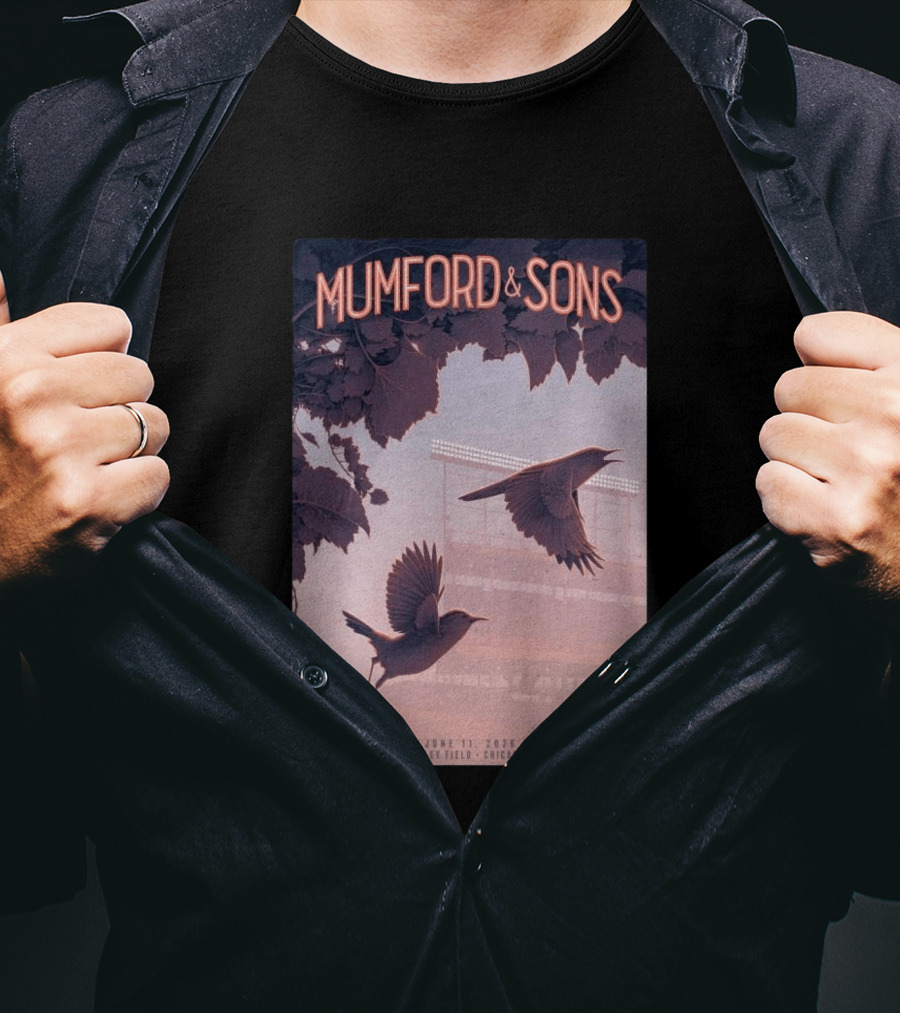 Mumford And Sons Wrigley Field Chicago June 11 2026 T-Shirt