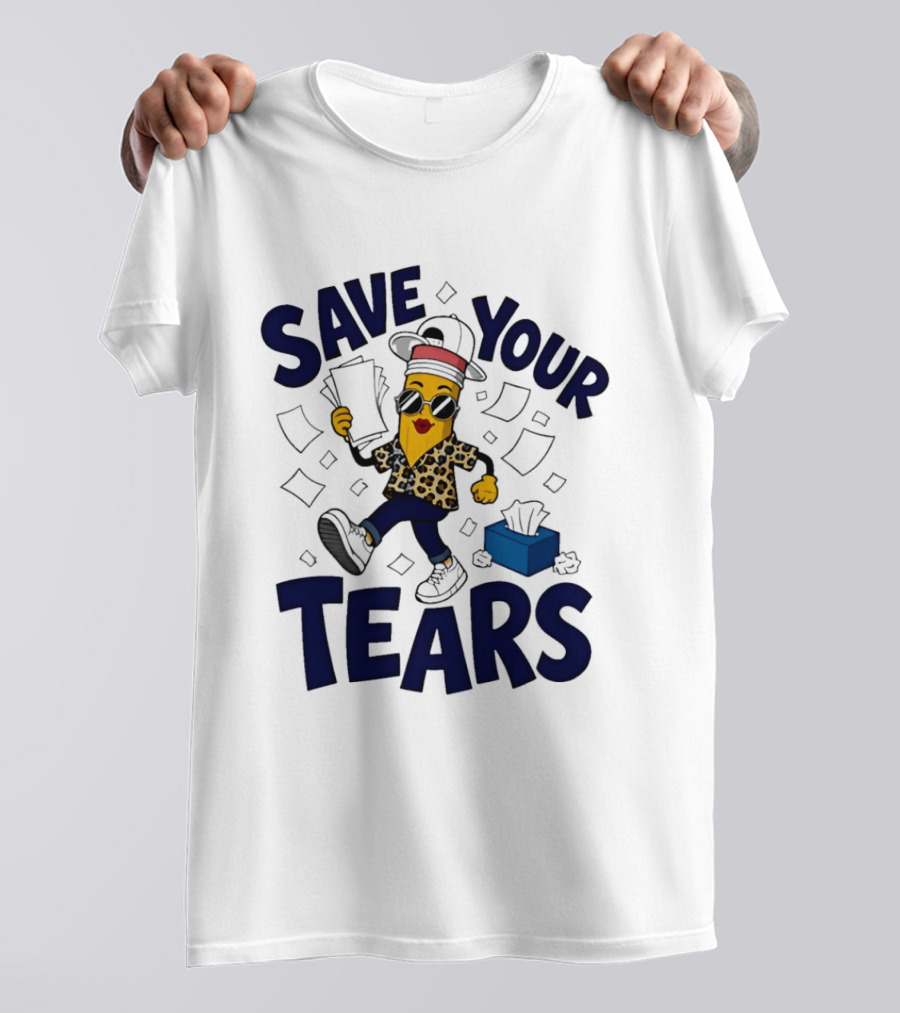 Cleveland Guardians MLB Hot Dog Save Your Tears 2026 Emoji T-Shirt
