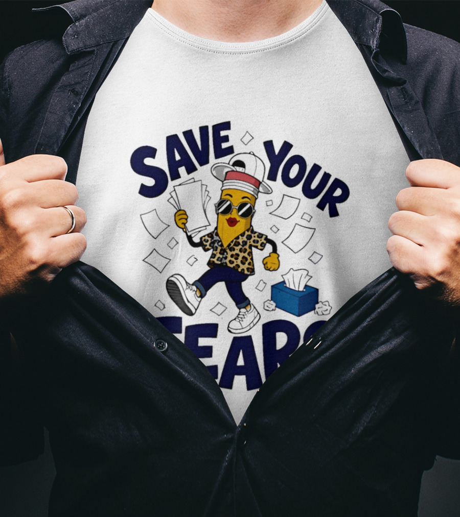 Cleveland Guardians MLB Hot Dog Save Your Tears 2026 Emoji T-Shirt