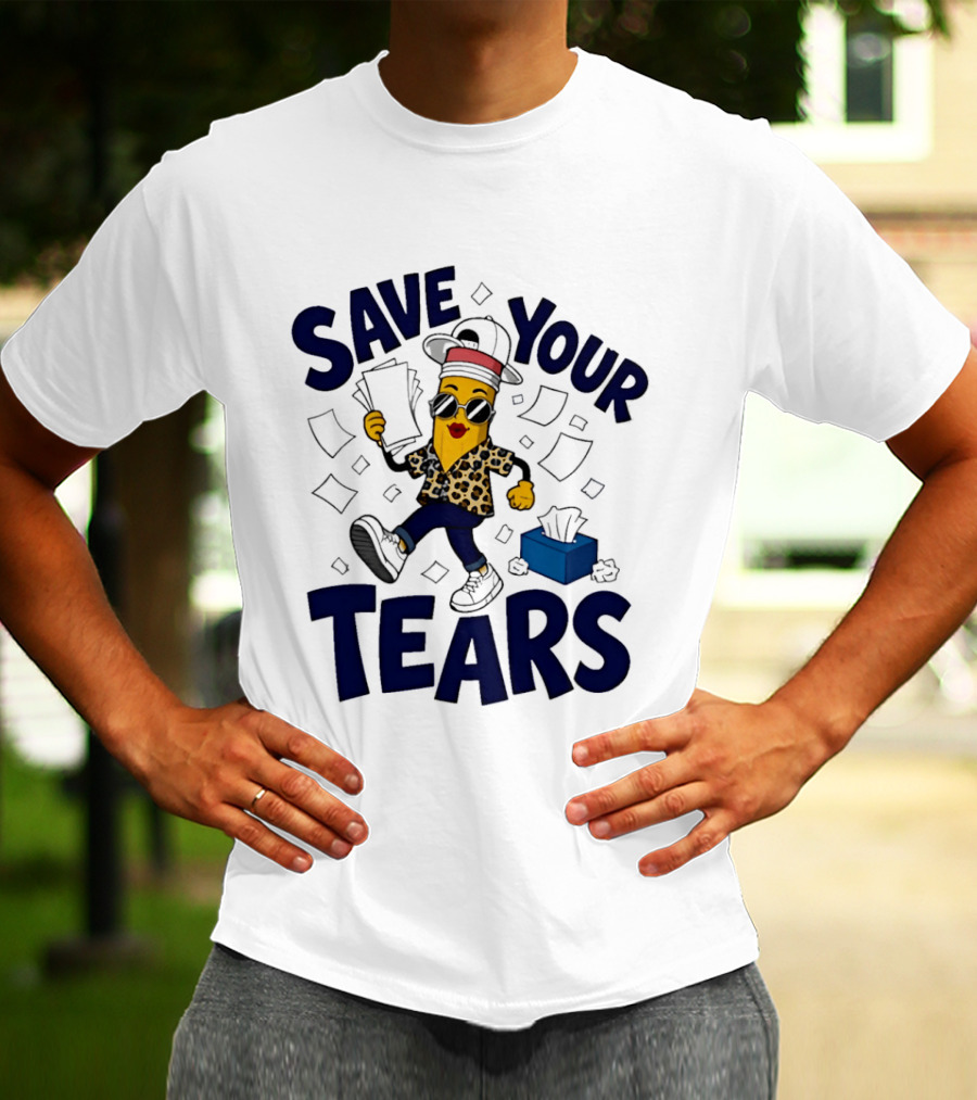 Cleveland Guardians MLB Hot Dog Save Your Tears 2026 Emoji T-Shirt
