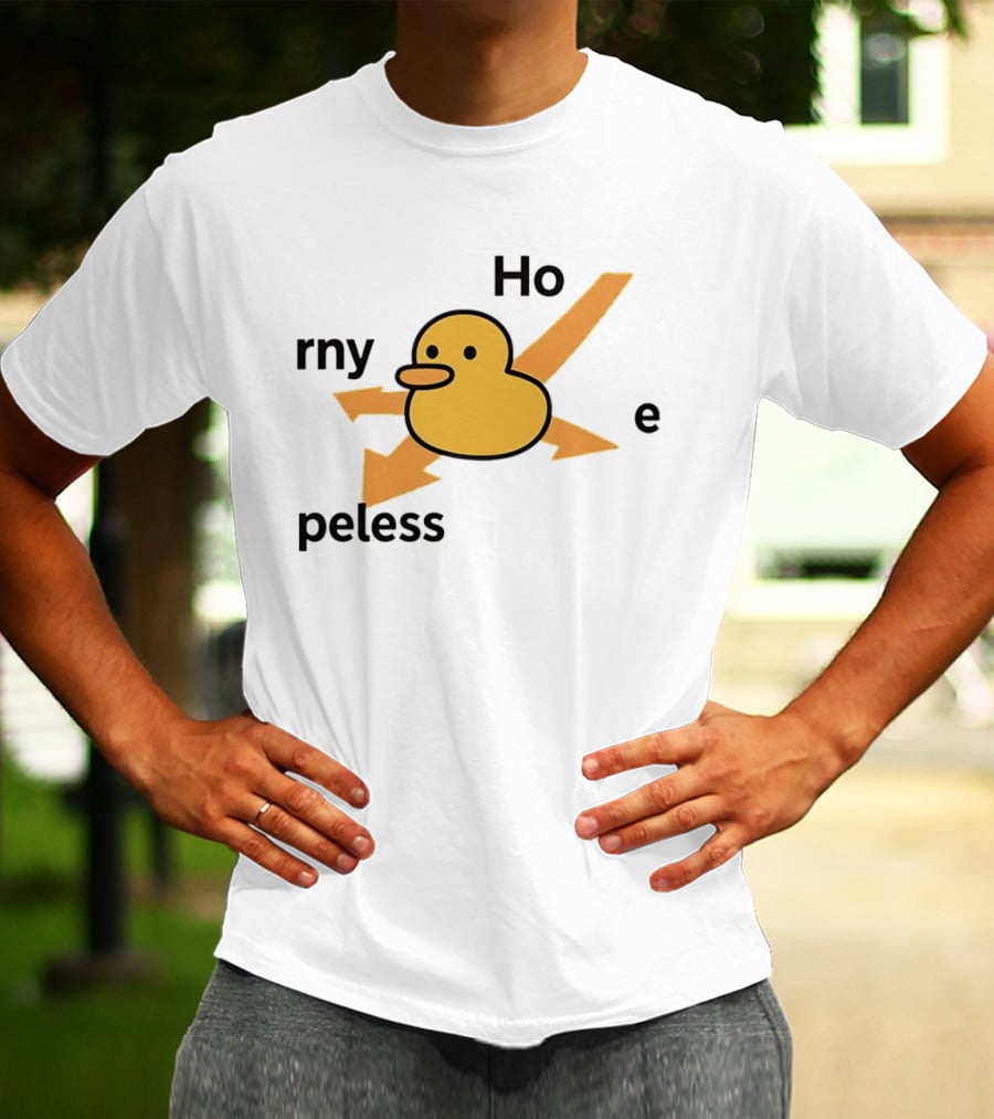 Ho Rny Peless Duck Corner Direction Arrows T-Shirt