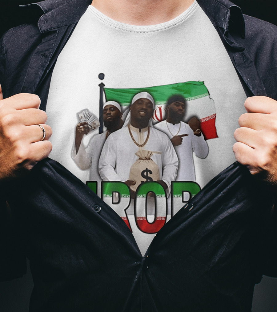 Irob Iran Flag Money Bag Trio T-Shirt