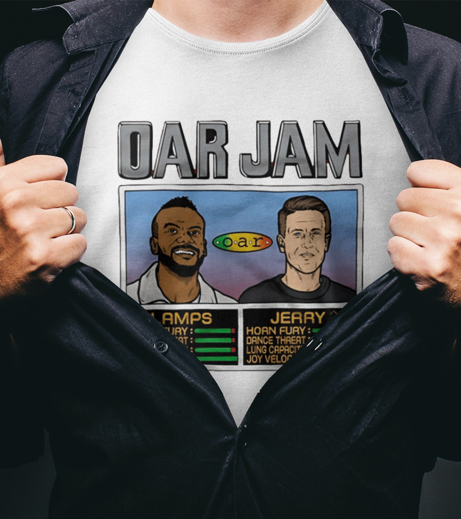 OAR Jam Lamps Jerry Horn Fury Dance Threat Lung Capacity Joy Velocity T-Shirt
