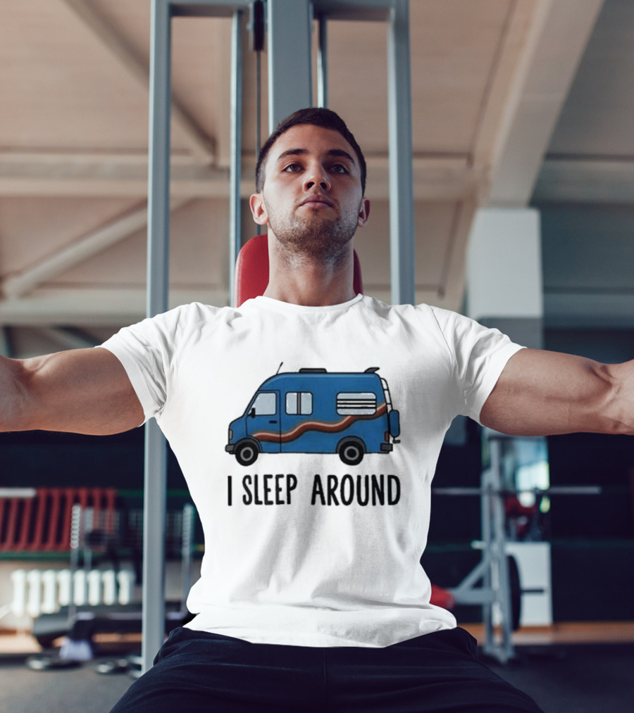 Passenger Van I Sleep Around Tyler Genocchio T-Shirt
