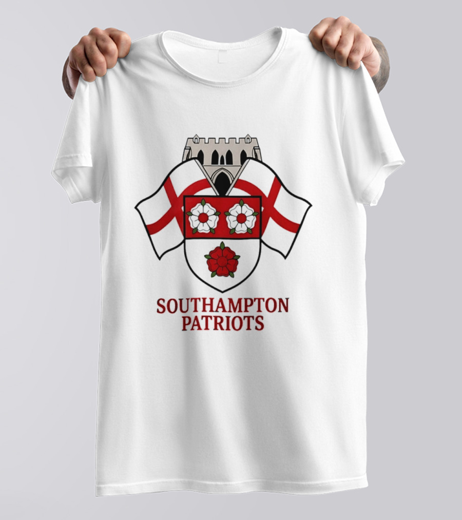 Southampton Patriots Emblem Red And Green Heraldry Crest T-Shirt