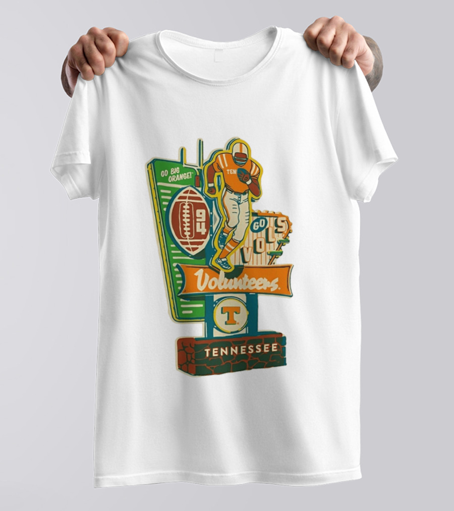 Tennessee Volunteers Football OO Big Orange 94 60s Vols T-Shirt