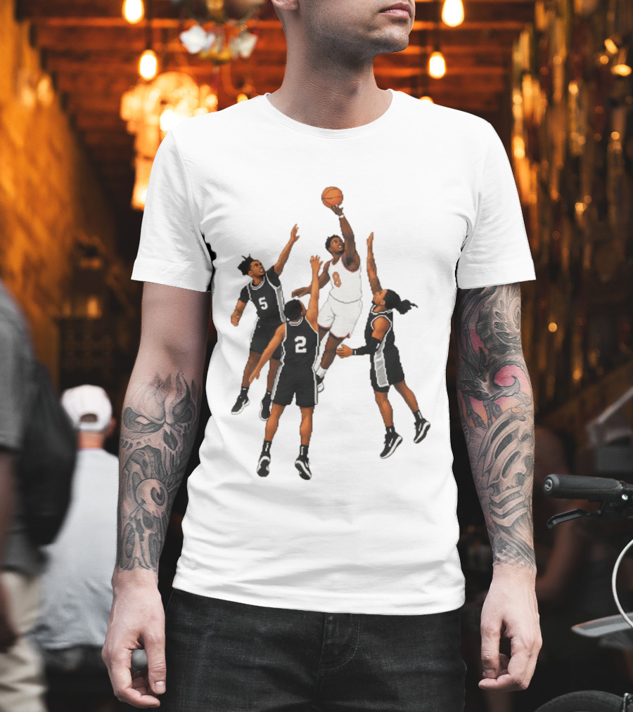 OG Anunoby Knicks Basketball Cartoon NBA 2026 T-Shirt
