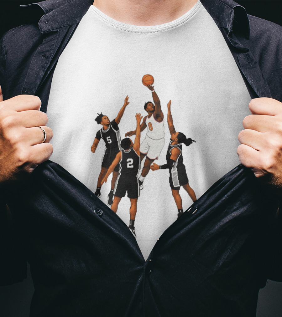 OG Anunoby Knicks Basketball Cartoon NBA 2026 T-Shirt
