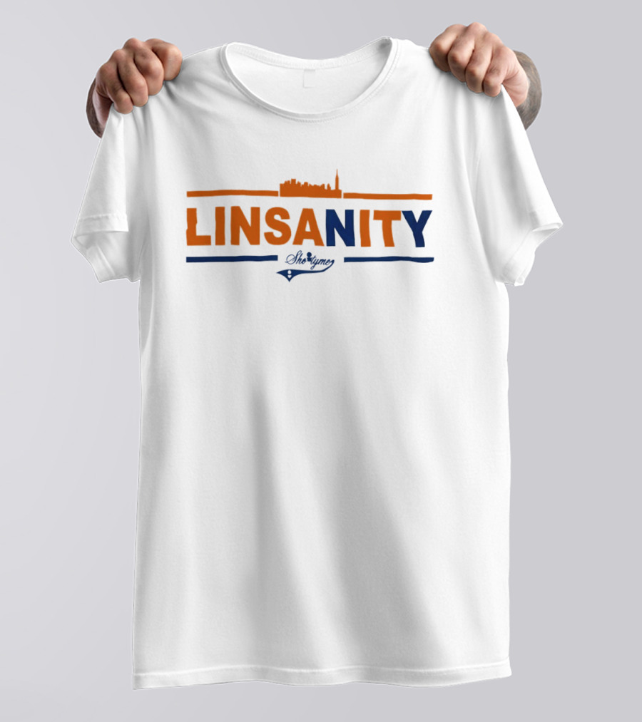 Linsanity Skyline New York Knicks Basketball Shotyme T-Shirt