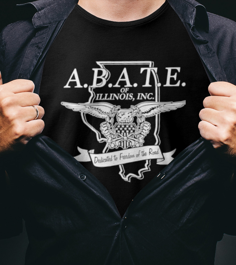 A.B.A.T.E. Illinois Inc. Freedom Of The Road T-Shirt
