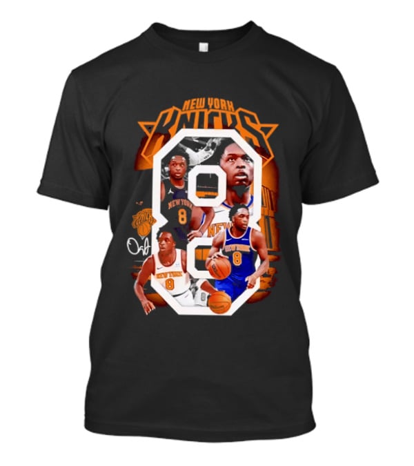 New York Knicks OG Anunoby 8 Basketball Jersey T-Shirt