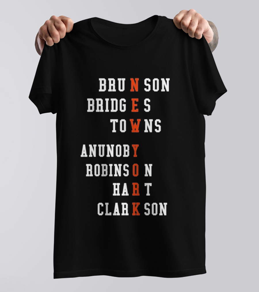 New York Knicks Players Names As Team Name T-Shirt