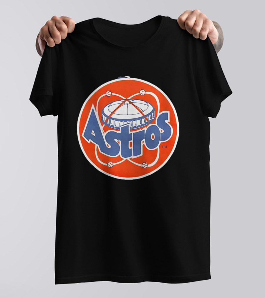 Houston Astros Vintage Astrodome Baseball T-Shirt