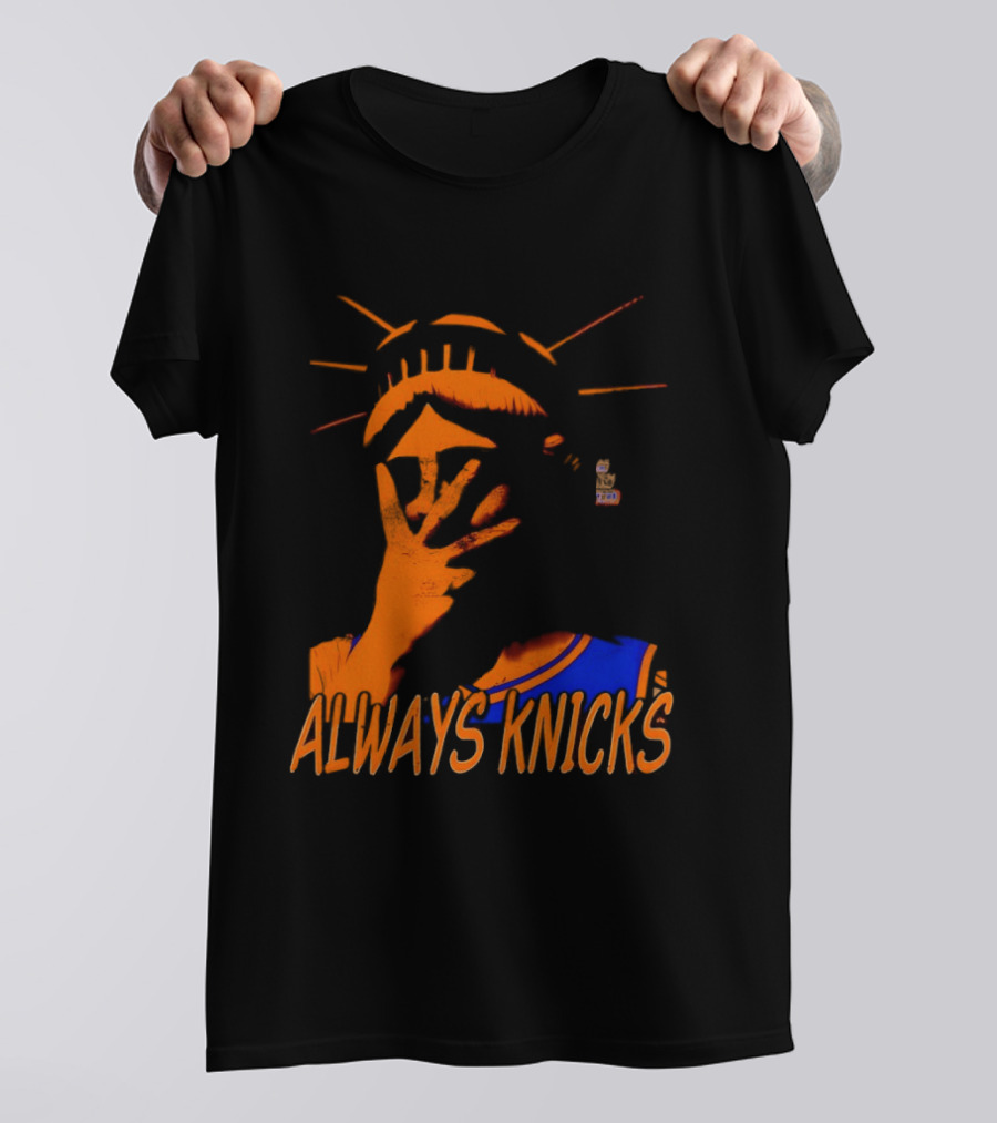 Always Knicks Statue Of Liberty Jalen Brunson New York Knicks NBA 2026 T-Shirt