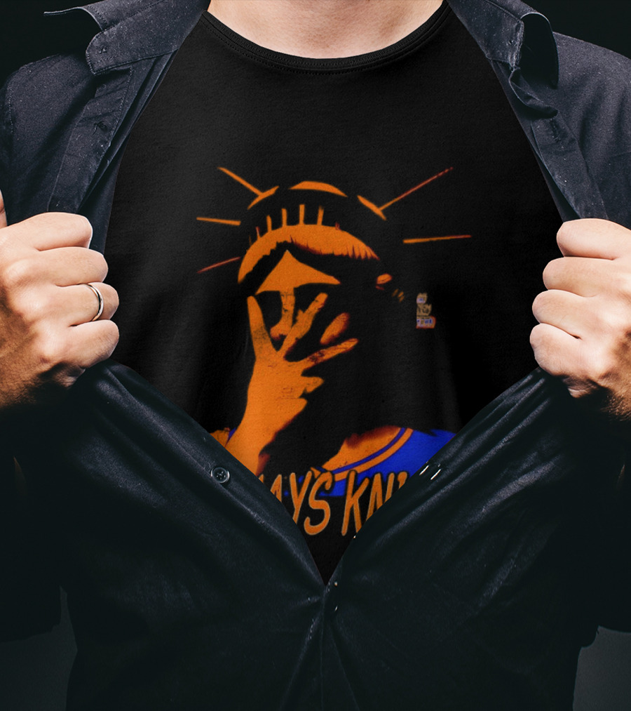 Always Knicks Statue Of Liberty Jalen Brunson New York Knicks NBA 2026 T-Shirt