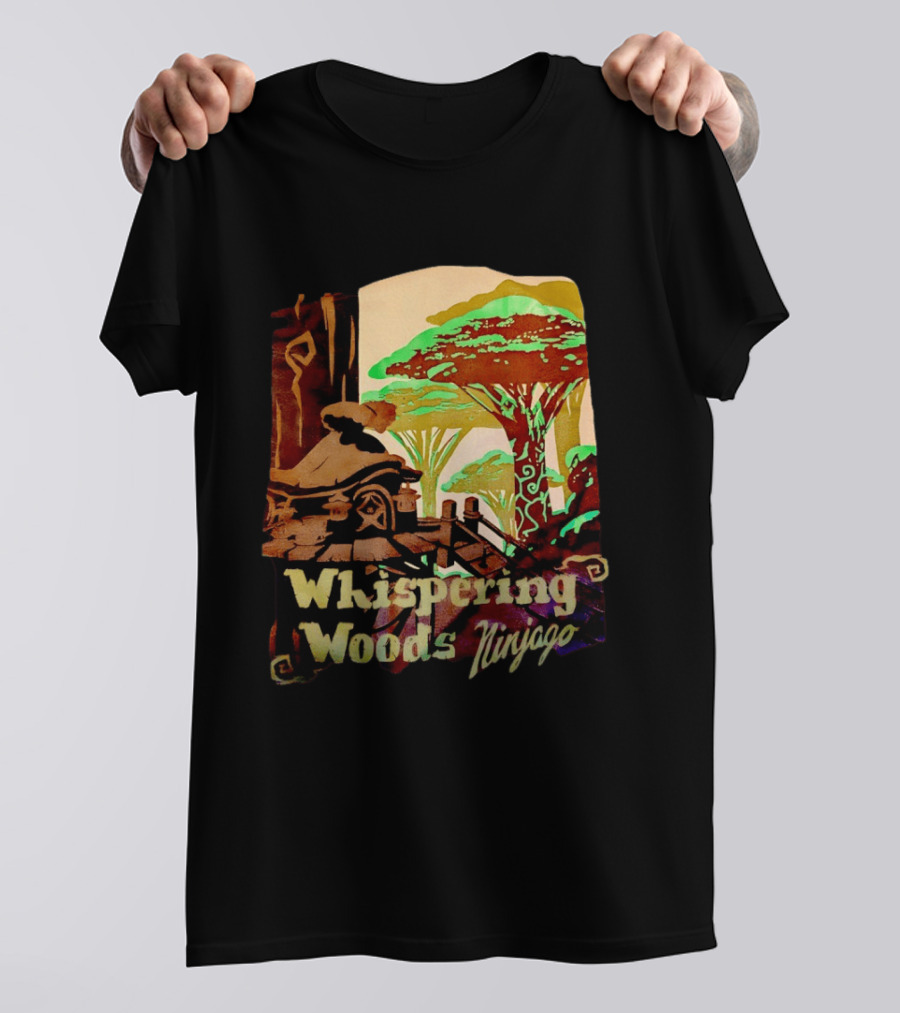 Whispering Woods Ninjago Forest Temple Scene Masters Of Spinjitzu T-Shirt