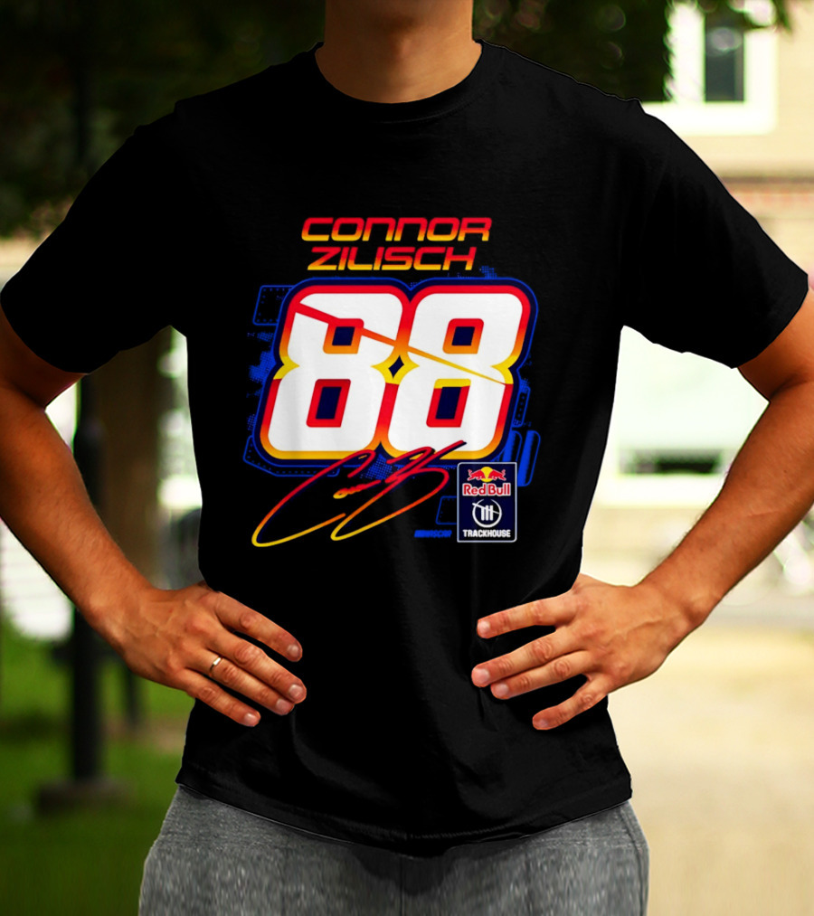 Connor Zilisch 88 Red Bull Trackhouse Racing T-Shirt