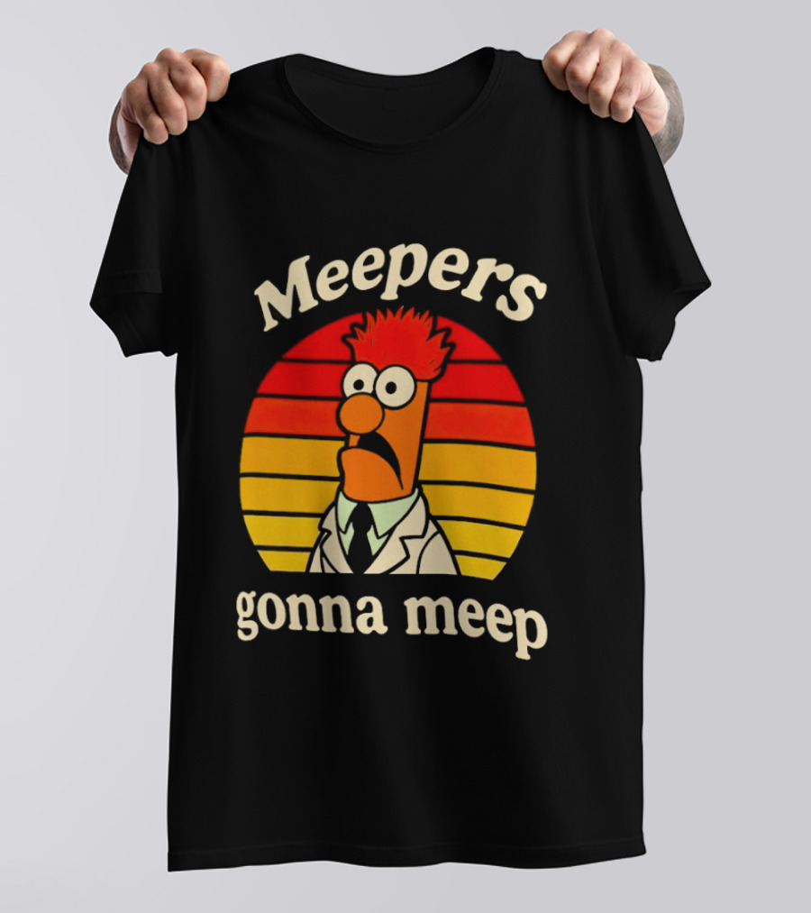 Meepers Gonna Meep Retro Vintage Style With Cartoon T-Shirt